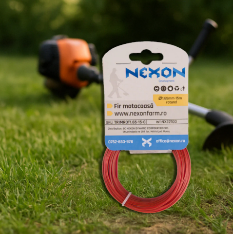 Zootehnie - Fir rotund pentru motocoasă 1.65 mm x 15 m NEXON