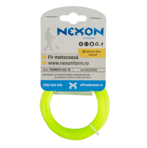 Fir rotund pentru motocoasă 1.65 mm x 15 m NEXON [1]