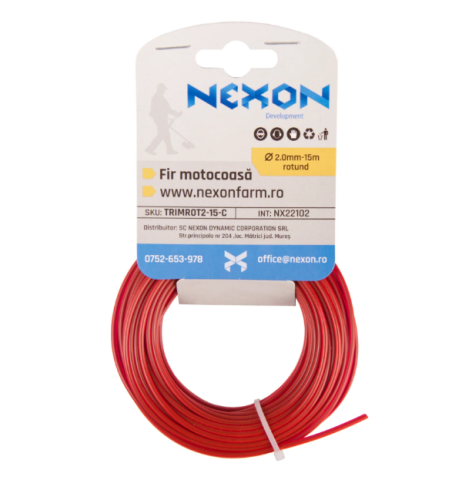 Fir rotund pentru motocoasă 2 mm x 15 m NEXON [1]