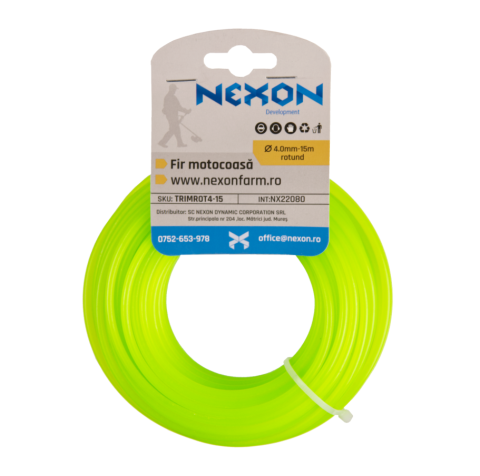 Fir rotund pentru motocoasă 4 mm x 15 m NEXON [1]