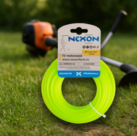 Fir rotund pentru motocoasă 4 mm x 15 m NEXON