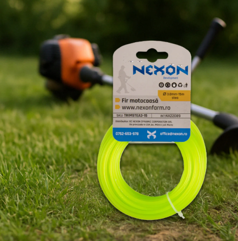 Zootehnie - Fir stea pentru motocoasă 3 mm x 15 m NEXON