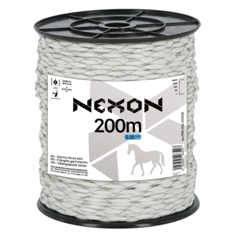 Frânghie gard electric NEXON EconomyLine – 200 m / 4 mm / 290 kg [1]