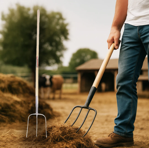 Tot ce ai nevoie pentru FERMA TA - Furcă cu coadă disponibil cu 3 sau 4 dinți