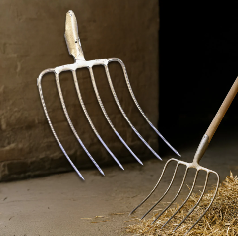 Furcă de însilozare 6 dinți, fără coadă – oțel forjat