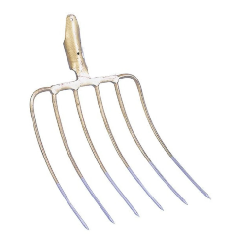 Furcă de însilozare 6 dinți, fără coadă – oțel forjat [1]