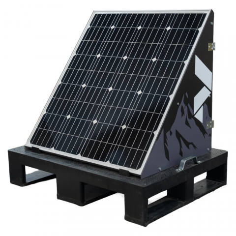 Gard electric portabil NEXON PYRAMID 10J cu GPS încorporat, panou solar și baterie [7]