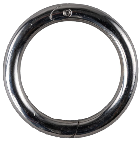 Inel nazal nichelat cu șurub [2]