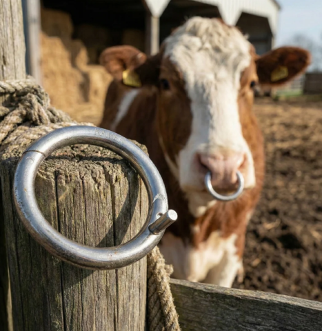 Produse Veterinare - Inel nazal pentru taur 50mm