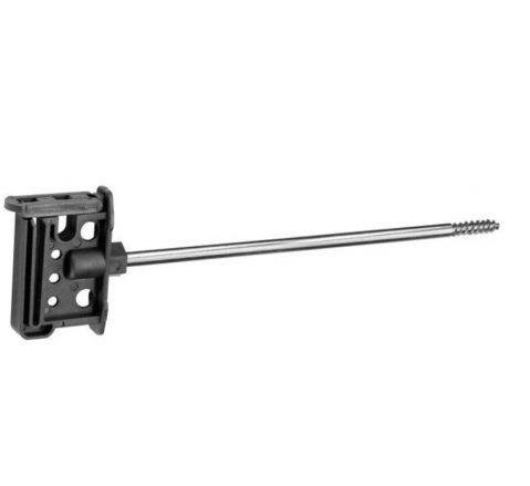 Izolator distantare pentru banda gard electric NEXON 20cm, stalpisor lemn [1]
