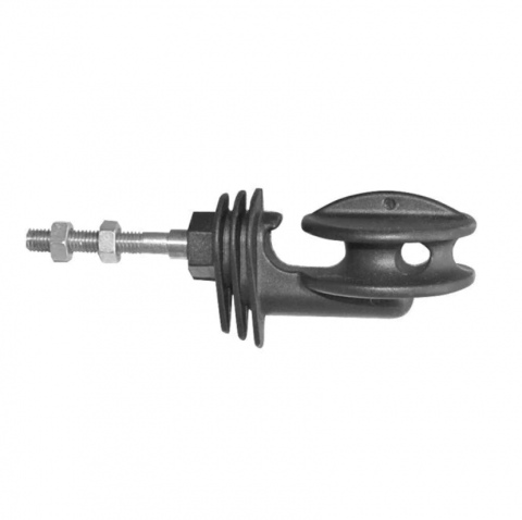 Izolatori pentru Stâlpuri modulare de tip T-Post - Izolator de colt Super cu surub metric, T-post NEXON modular