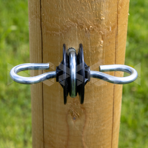 Izolator dublu pentru poartă gard electric NEXON [1]