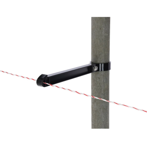 Izolator gard electric NEXON cu prindere pe stâlp 48 mm / 60 mm, L 25 cm [2]