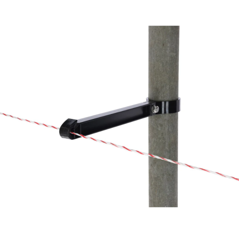 Izolator gard electric NEXON cu prindere pe stâlp 48 mm / 60 mm, L 25 cm [3]