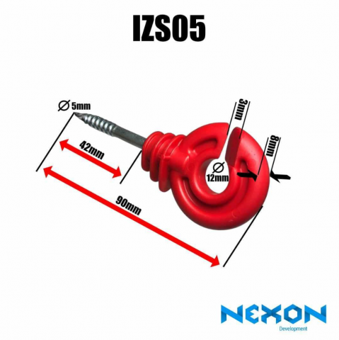 Izolator inelar gard electric rosu NEXON [1]