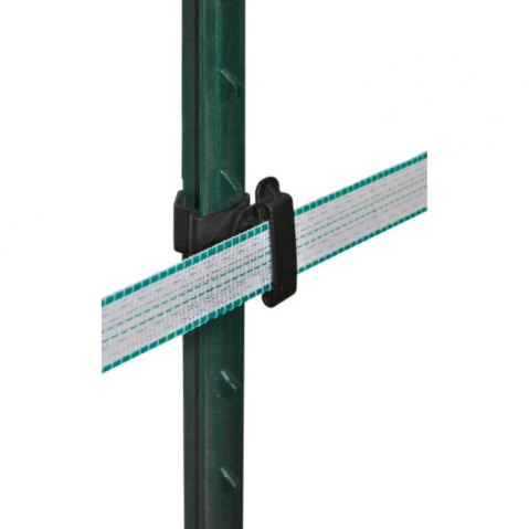Izolator pentru banda gard electric T-post NEXON modular negru [2]