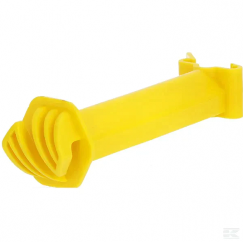 Izolatori pentru Stâlpuri modulare de tip T-Post - Izolator pentru fir gard electric T-post NEXON modular galben model nou