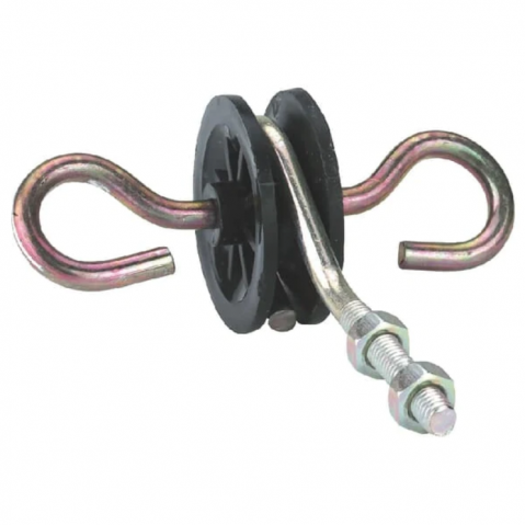 Izolatori Gard Electric - Izolator dublu cu surub metric pentru poarta gard electric NEXON