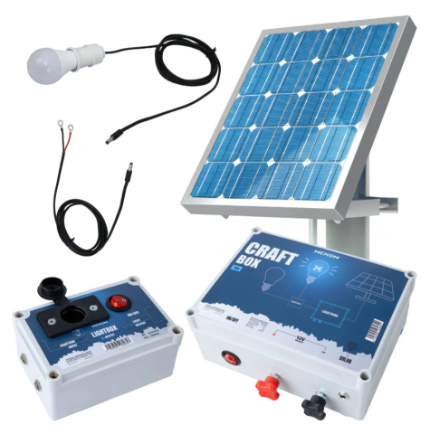 Panouri Solare - Kit iluminat cu panou solar NEXON LIGHT 10W