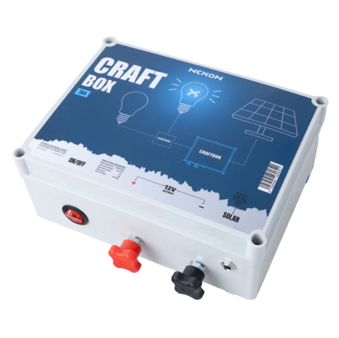 Kit panou solar de 20W cu regulator și baterie 12V/7Ah [7]