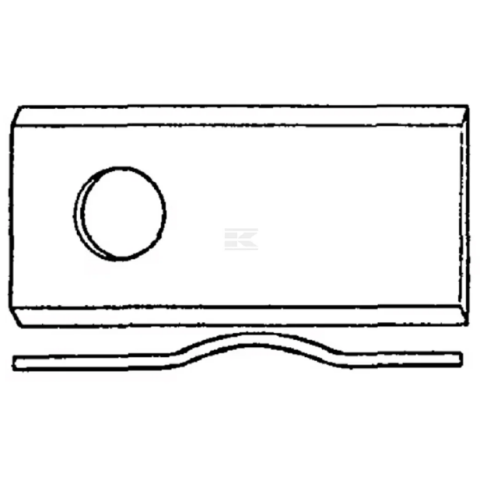 Lama Cositoara Ondulat 105 CM-Kramp [3]