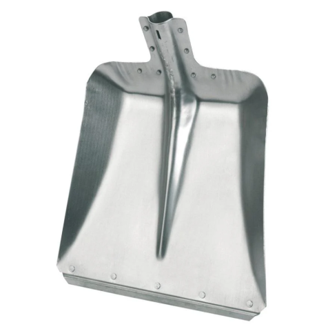 Lopată aluminiu 36 cm – muchie zincată, fără coadă [1]