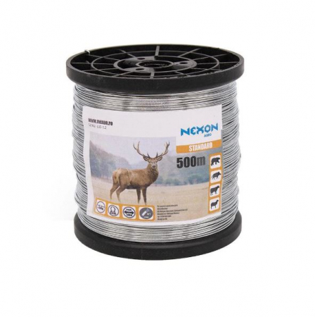 Pachet Gard electric Animale Sălbatice 8,5J putere cu Sârmă 500m și Panou Solar și acumulator 17Ah [1]