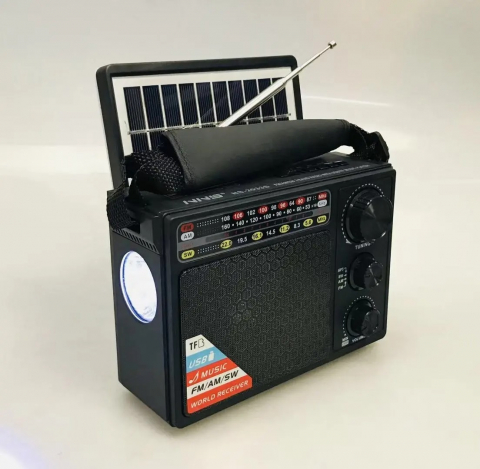 Radio Solar cu 3 benzi MP3 USB Card TF cu Lanternă și acumulator încorporat [4]