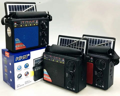 Radio Solar cu 3 benzi MP3 USB Card TF cu Lanternă și acumulator încorporat [6]
