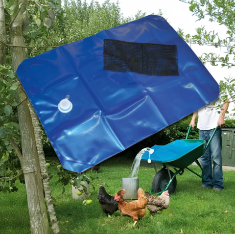 Zootehnie - Rezervor de apă pentru roabă – 80 L, albastru