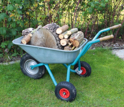 Roți stabilizatoare pentru roabă 25 cm – kit retrofit, cauciuc plin [6]