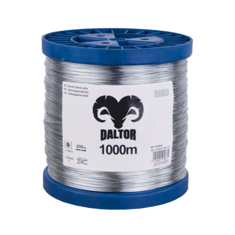 Fir/Sârmă pentru Gard electric - Sarma zincata gard electric DALTOR 1.6mm 1000m 200kg cal.2