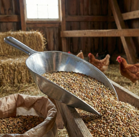 Hrănitoare - Scafă din aluminiu pentru furaje