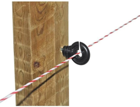 Set 100 bucăți Izolator inelar standard DALTOR pentru gard electric [2]