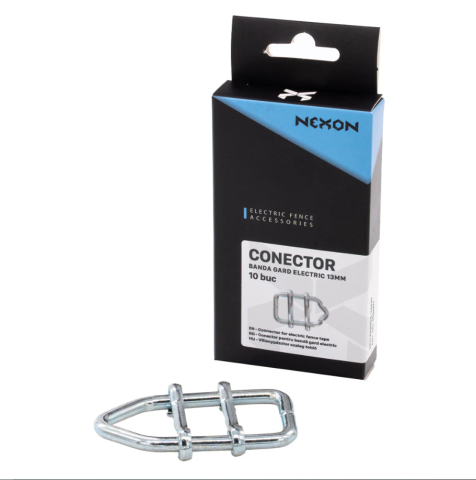 Set conectori pentru bandă gard electric – pentru poartă și capete de gard [8]