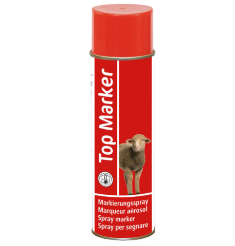 Spray de marcare animale 500 ml roșu TopMarker [2]