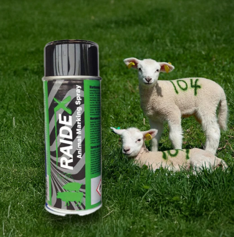 Marcarea Animalelor - Spray marcare bovine,suine Raidex verde