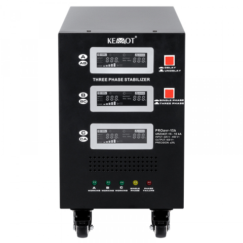 Stabilizator Servomotor Trifazat 15VA PROAVR-15K KEMOT [3]