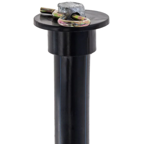 Stâlp de sprijin din oțel galvanizat pentru plasă gard electric – 120 cm [2]