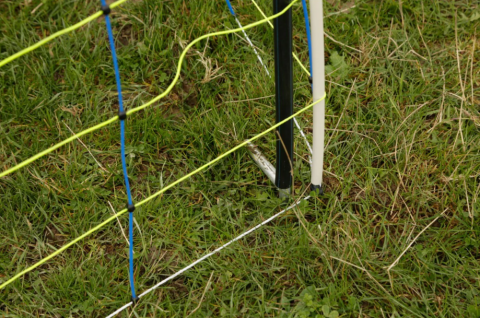 Stâlp de sprijin din oțel galvanizat pentru plasă gard electric – 120 cm [3]