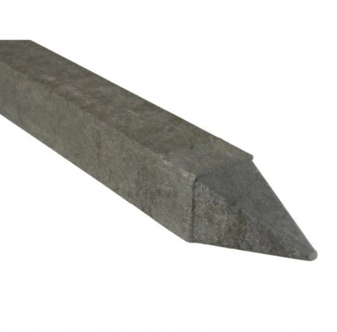 Stalp din plastic reciclat pentru gard electric NEXON, profil patrat - 175cm [1]