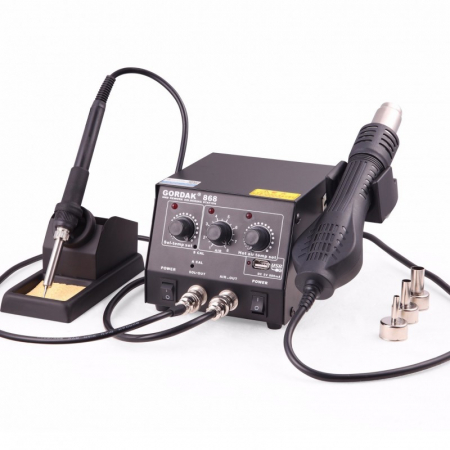 Statie de lipit cu aer cald si letcon Gordak 868 [0]