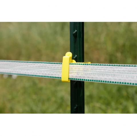 Izolator pentru banda gard electric T-post NEXON modular galben [1]