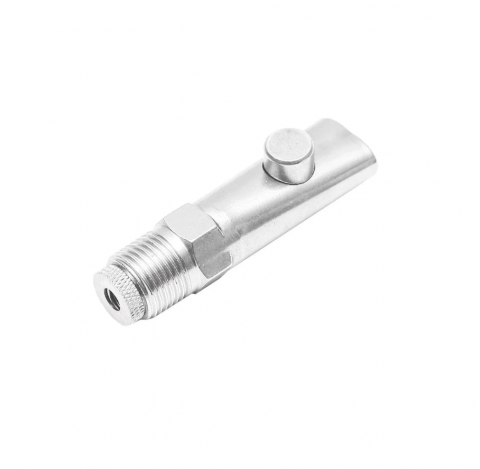 Suzeta din inox cu bila 85x21mm M20 pentru adapatoare porci si vitei [1]