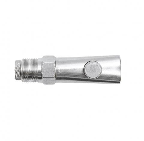 Suzeta din inox cu bila 85x21mm M20 pentru adapatoare porci si vitei [2]
