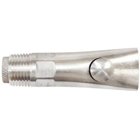 Suzeta din inox cu bila 8x2,1cm adapare porci si vitei [2]