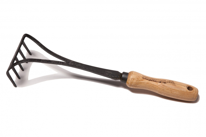 Greblă de mână-Bio cu mâner de frasin 14 cm [1]