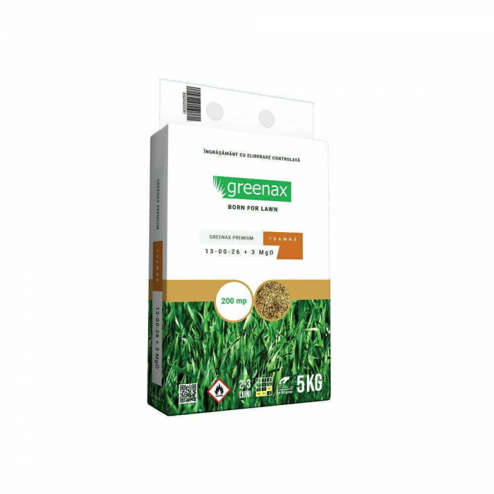 Îngrășământ Greenax Premium pentru Toamnă, 5 kilograme, acoperire 200 mp2 [1]