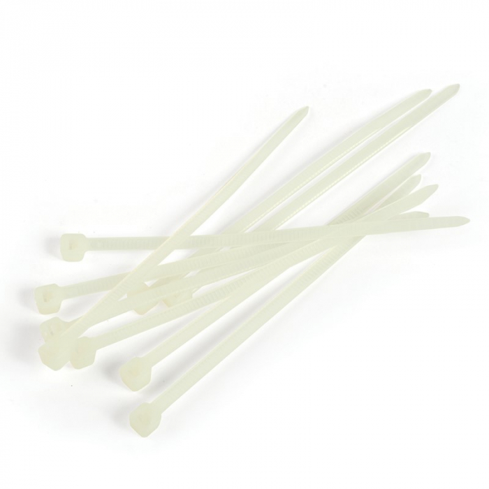 Legaturi de cablu 200X4,4mm alb (50) [1]