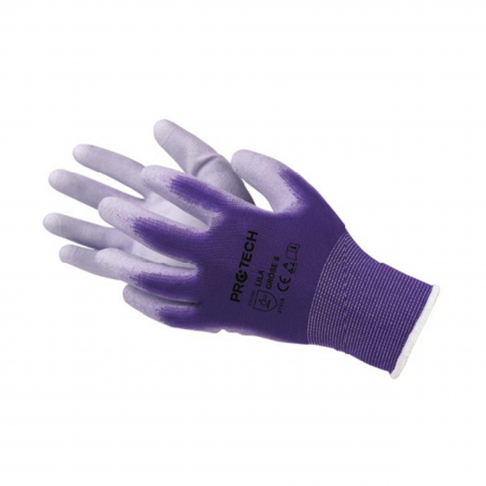 Mănuși de protecție violet  8 12/1 [1]